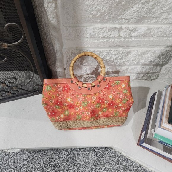 Bamboo handle purse - Picture 3 of 6